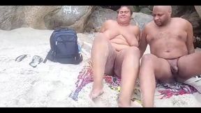 Fucking on the Beach Was a Delight While the Bathers Watched