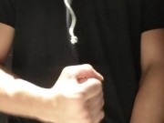 Me wanking in work bathroom cum