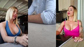 littleangel84 - le speed dating finit en plan a 3 avec deux mecs !