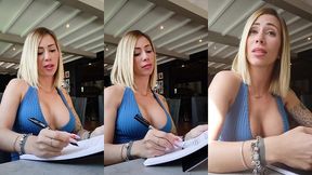 littleangel84 - le speed dating finit en plan a 3 avec deux mecs !