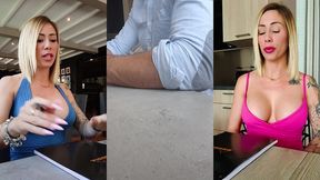 littleangel84 - le speed dating finit en plan a 3 avec deux mecs !