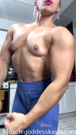 This unstoppable blonde can easily crush cocks