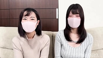 Real amateurs with masks reunite for a divine harem threesome &mdash;  featuring a top Ginza hostess and elite club star