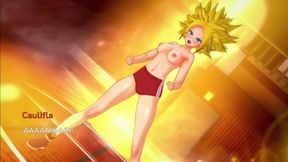 Busty Caulifla gets pounded in anime cartoon fantasy