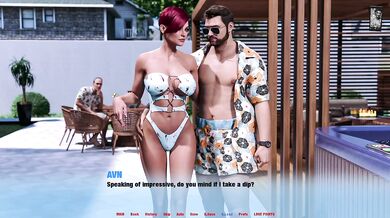Athletic MILF Step Mom Soaks In Jacuzzi For Sexy Visual Novel Gameplay