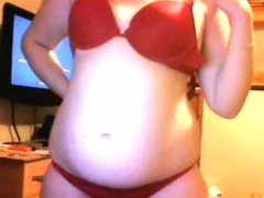 Chubby Brunette Big Boobs Dildo Masturbation