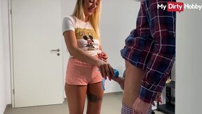 MyDirtyHobby - Taiga_LaLoca Is Surprised When She Sees Her Step Dad Fucking Her Panties But Can't Res - Free Porn Video