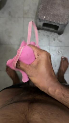 Shaking My Thick BBC in Stepsister Panties