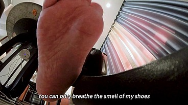 Humiliation foot slave (POV)