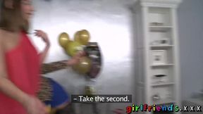Lez Girls Lick in new Year Part 1