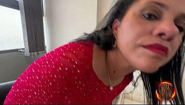 Big Cocked Brazilian MILF Cris Brasil gets her holes slapped