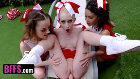 Cfnm Cheerleader Orgy - Reverse gangbang 1 lucky guy 1066 Porn Videos
