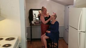 roommate feminizes guy for girls night out