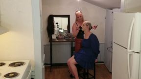 roommate feminizes guy for girls night out