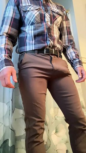 Shy strip 😊