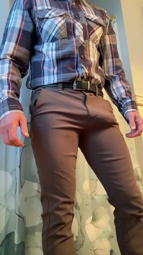 Shy strip 😊