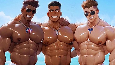 Lots of Hot and Wet Gay Sex. Anime Gay Hentay Compilation part 3