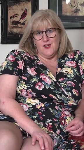 AuntJudy's  - Your Mature Hairy BBW aunty Catherine Gives You JOI