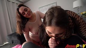 chubby teens fitsid & jungle girl z give blowjob