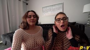 chubby teens fitsid & jungle girl z give blowjob