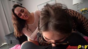 chubby teens fitsid & jungle girl z give blowjob