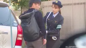 Hot Cop Seduced Roughly Ridden by Horny Truck Driver On Highway Ride