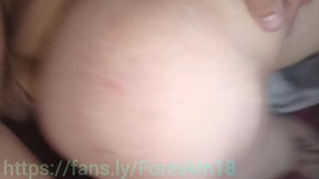Choke on the powerful sperm fountains from hot unprotected double penetration
