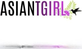 Asian TGirl Candy Jerks Massive Cock Gushes Thick Loads Nonstop