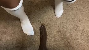 Anal Masturbation Bouncing My Booty on Mounted Didlo