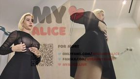 Big Tits in the Changing Room � Watch Me Try On Sexy See-Through Outfits