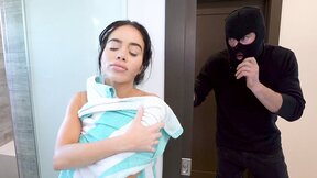 Victoria June's panties are so awesome the break in wasn't successful and she fucked the robber