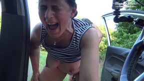 Mature Sissy Seduce To Outdoor Fuck