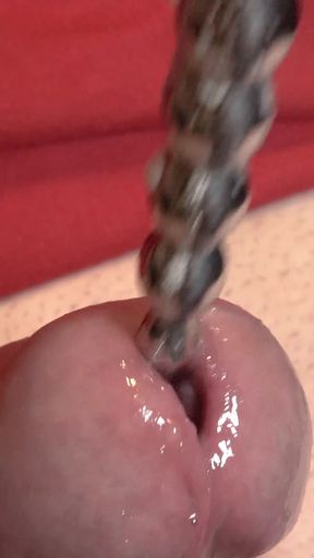 POV Big Mushroom Deep Sounding W Stepped 6 to 13mm Rod Close-up W Live Audio