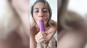 Orgasmic explosion, Tatty Rios' wet solo act, fluids everywhere, no boundaries left.