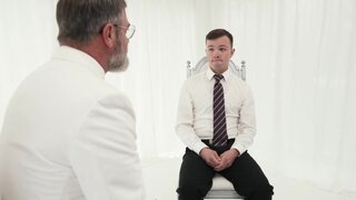 Suited DILF having his way in one steamy fetish video