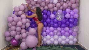 Dani’s Final Balloon Wall Smasher: A Sexy Popping Spectacle