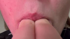 Hot German with Big Lips Blows