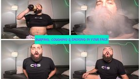 BURPING, COUGHING & SMOKING IN YOUR FACE 1080p