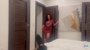 PAWG Caught Me Cheating on Her Best Friend Gets Creampie