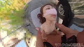 Outdoor Exposure Completely Seen By A Jogging Man Along The Prefectural Road, A Super Beautiful Woman Loves Her Boyfriend But Gets Her First Ever Creampie From An Old Man, Beautiful Breasts, Fair Skin, Silky Skin, 519th Person In A Private Shoot