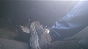 Casual Drive Vibes: Shoes On, Pedals Moving, Just a Little Moment