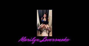 Marilyn Bad Gurl Smoking Fetish Stroke &amp; Tease