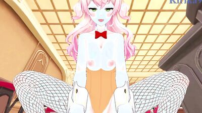 Bunny Girl and I get wild in the casino with intense sex and cumshots! - Hololive VTuber POV Hentai