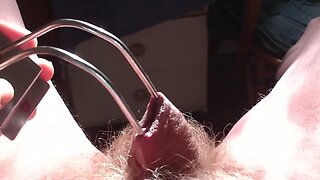 Sunshine cumshot foreskin with steam !