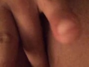 Finger in my booty