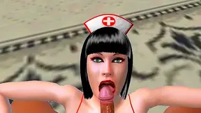 Nurse Pleasures Doctor with Hot Blowjob in Steamy Hentai Clinic Encounter
