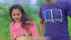 Jija sali Fucking in outdoor, Indian desi Teen hot Sali Fuck in jungle