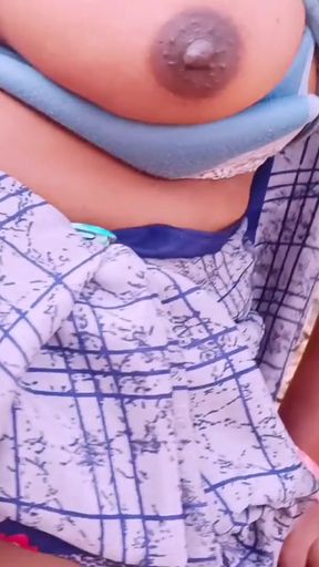 Powerful moment from "Desi outdoor fuck. Indian bhabi fucking husbend's brother big dick in forest. Telugu dirty talks."