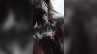 Masturbandome en el baño