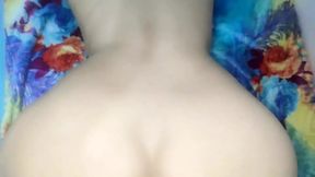 Cute curvy brunette Suhenda uses her huge tits to entice her lover to have sex with her